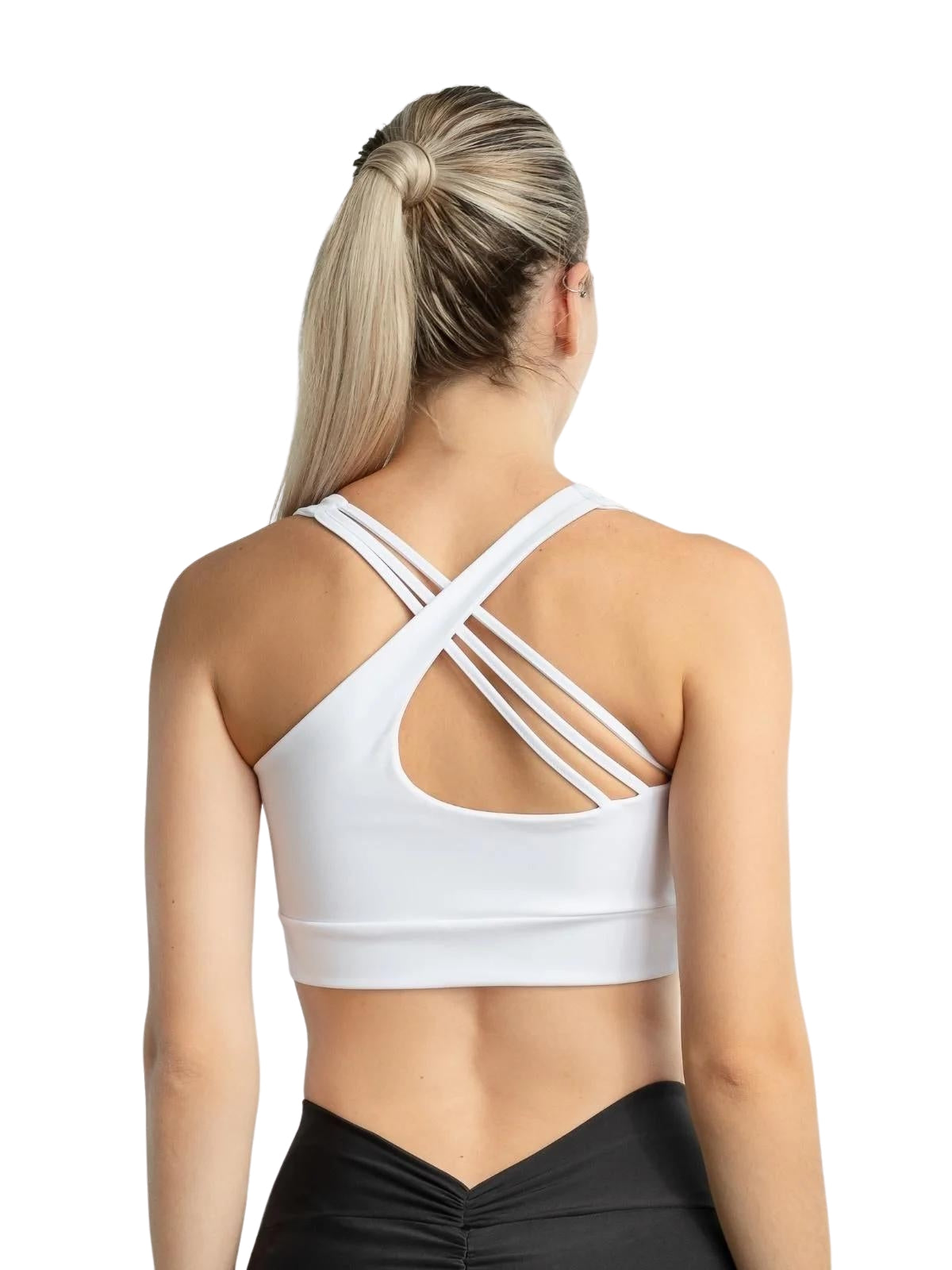 397 Bron Sport Bra in Weiss Dancing Queens