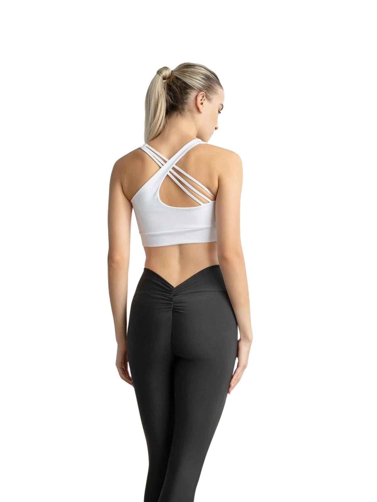 406 VE Butt Scrunch Leggings in Schwarz Dancing Queens