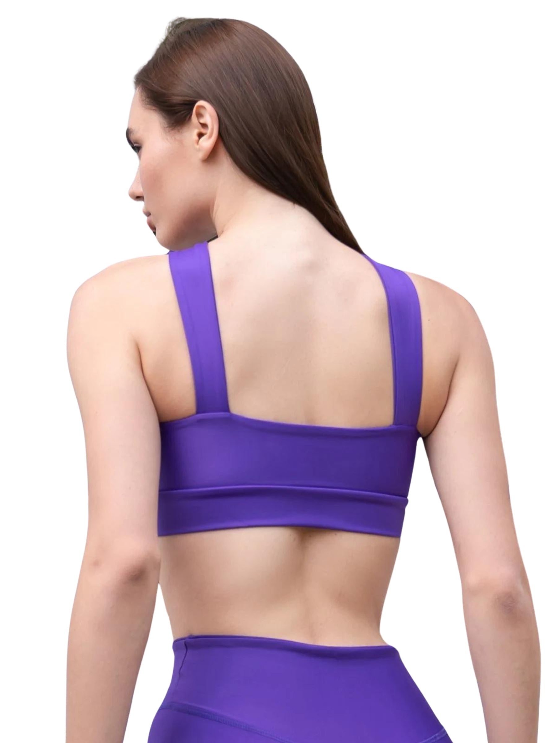 192 Decoltée Sport Bra in Violett Dancing Queens