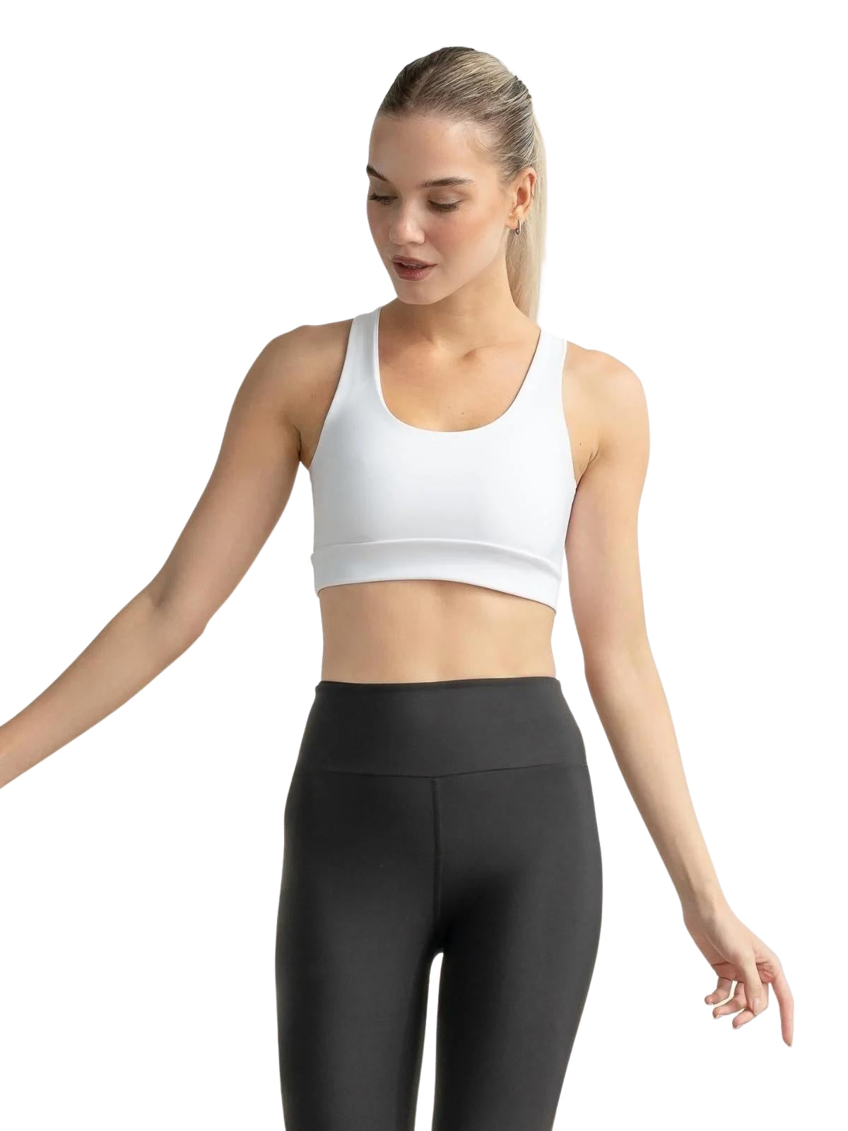 397 Bron Sport Bra in Weiss Dancing Queens