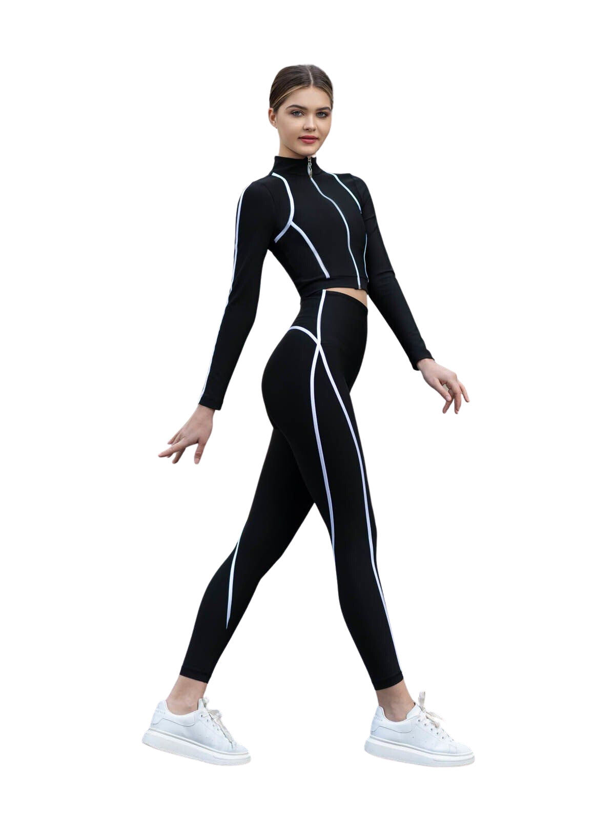 352 Menton Leggings in Schwarz Dancing Queens