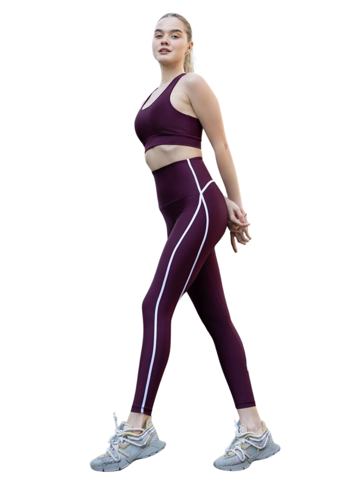 373 Menton Leggings in Dunkelviolett Dancing Queens