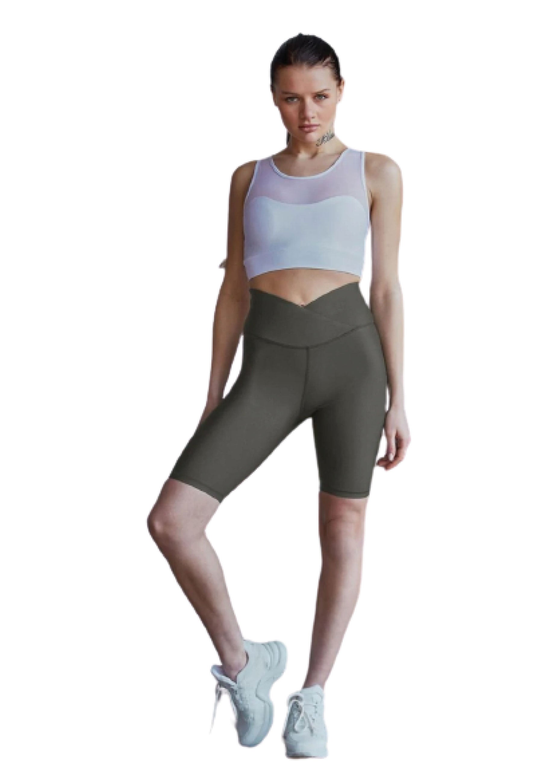 203 Spor Bra Tulle Detailed in Weiss Dancing Queens