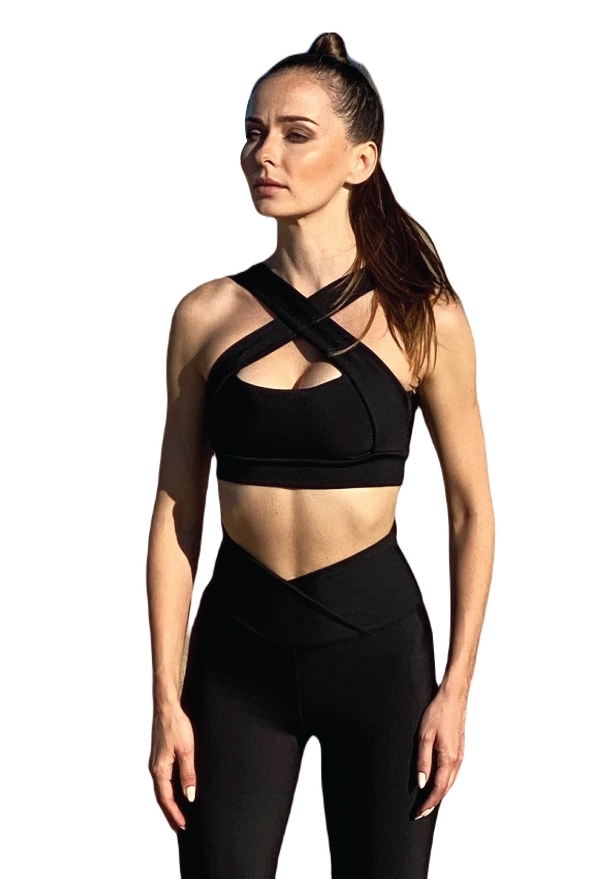 187 Decoltée Sport Bra in Schwarz Dancing Queens