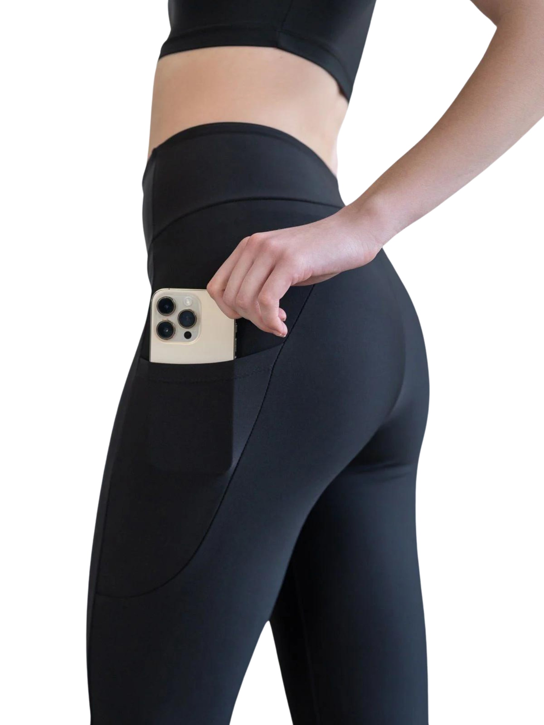 432 Pocket Schlagleggings in Schwarz Dancing Queens