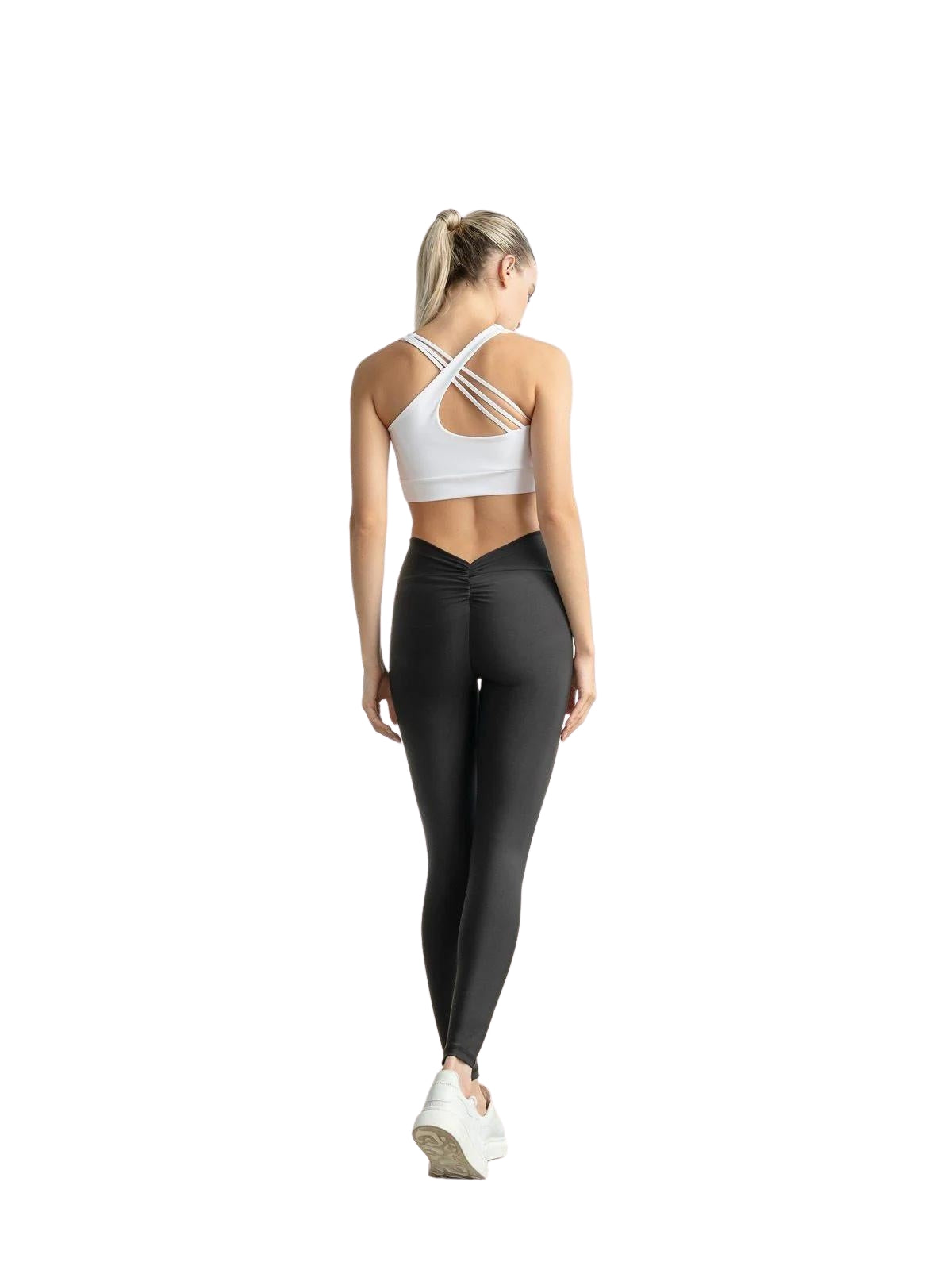 406 VE Butt Scrunch Leggings in Schwarz Dancing Queens