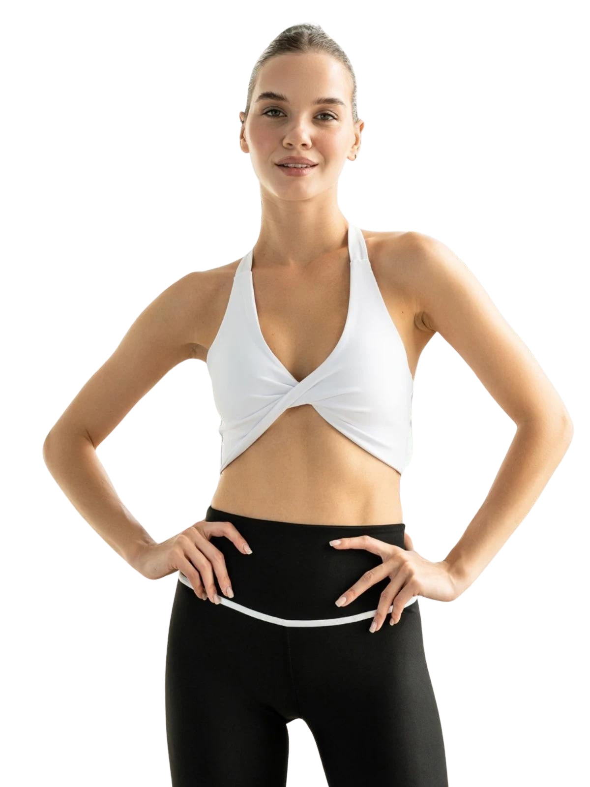 392 Saintes Sport Bra in Weiss Dancing Queens