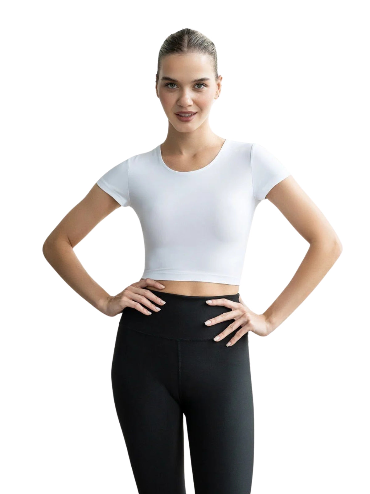 094 Larissa Sport Top in Weiss Dancing Queens