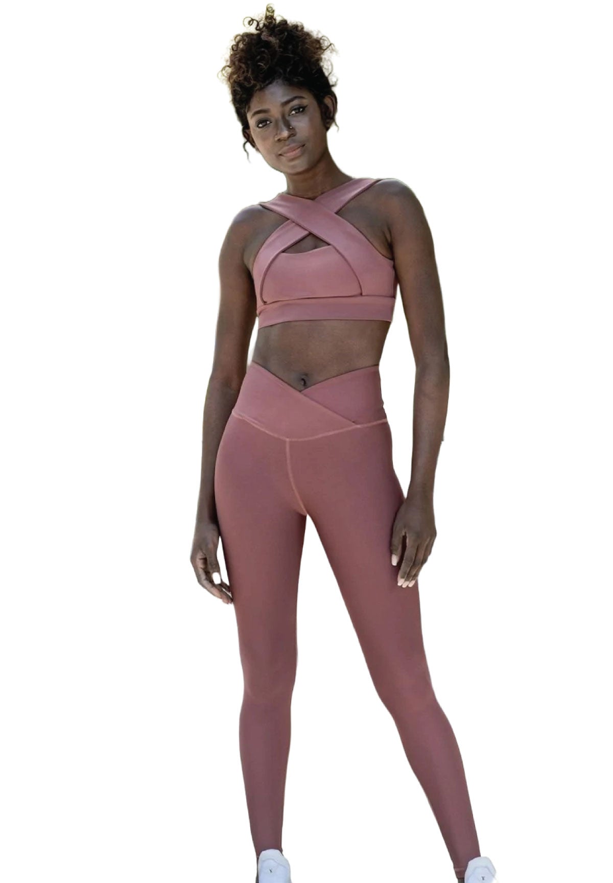 208 Decoltée Sport Bra in Dark Rose Dancing Queens