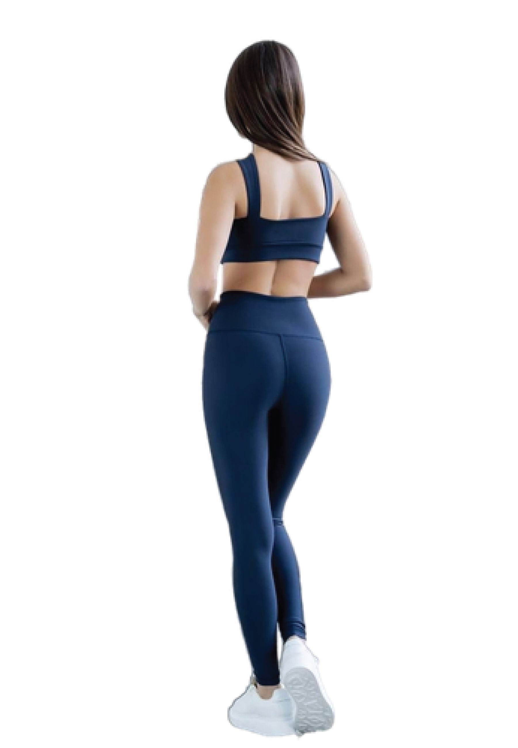 200 Decoltée Spor Bra in Navy Blau Dancing Queens