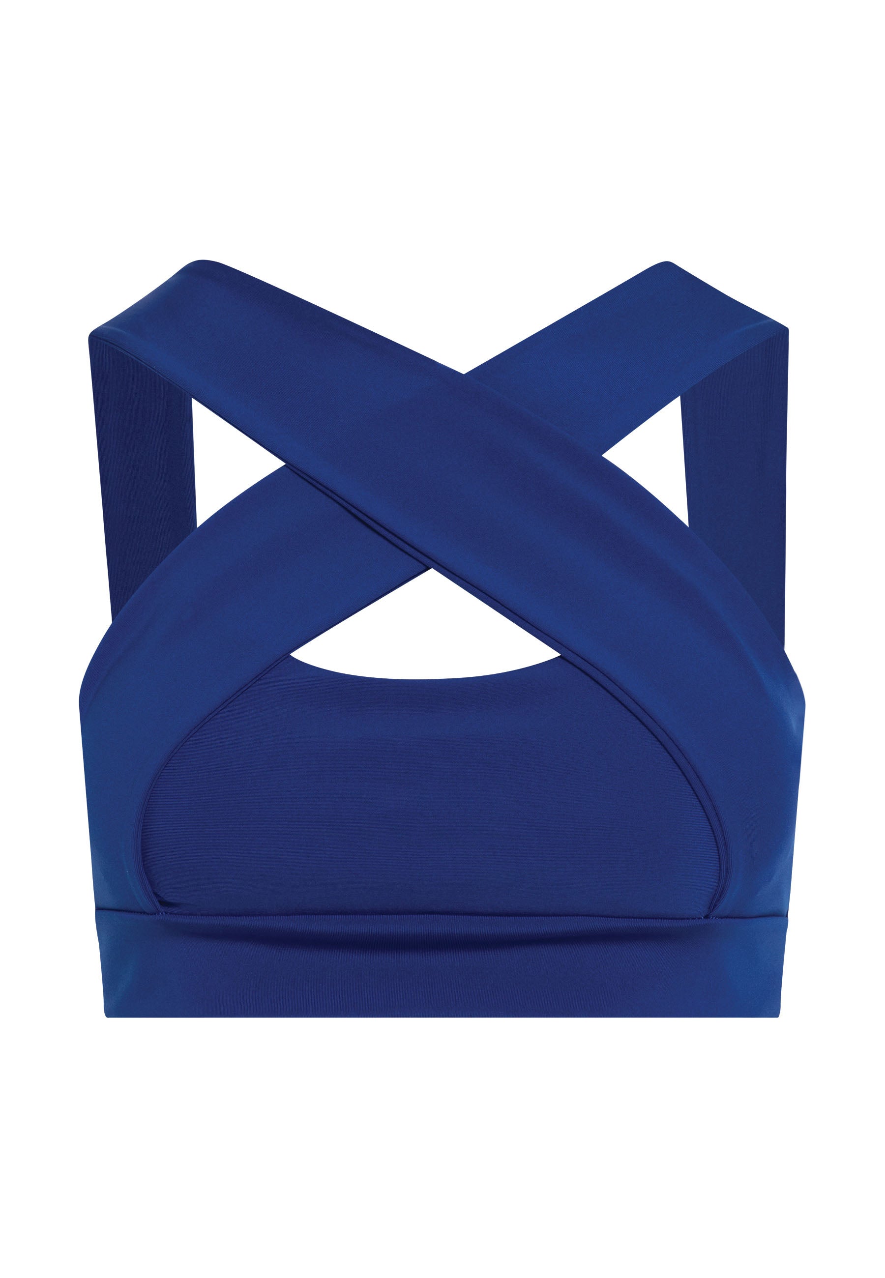 195 Decoltée Sport Bra in Royalblau Dancing Queens