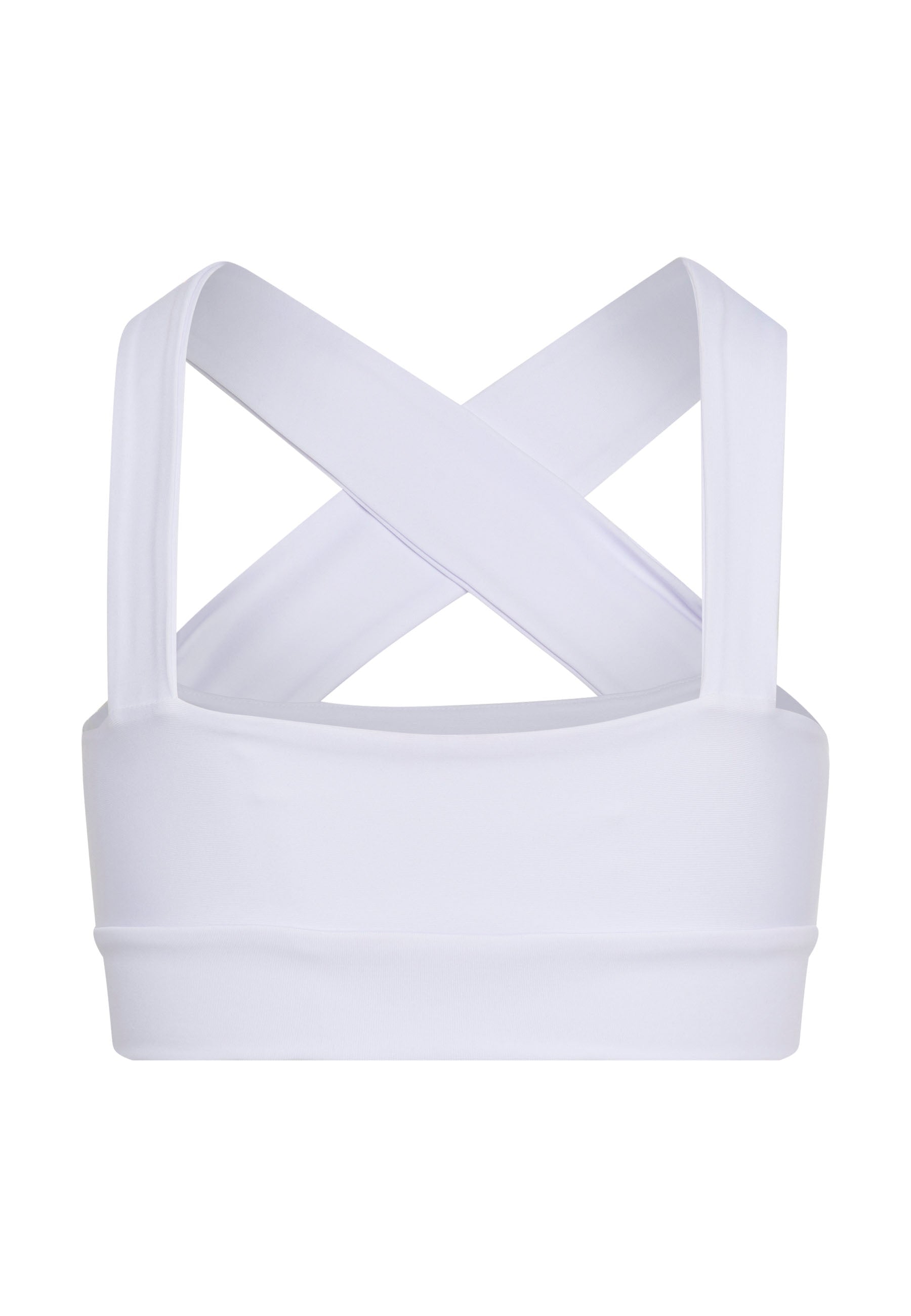 190 Decoltée Sport Bra in Weiss Dancing Queens