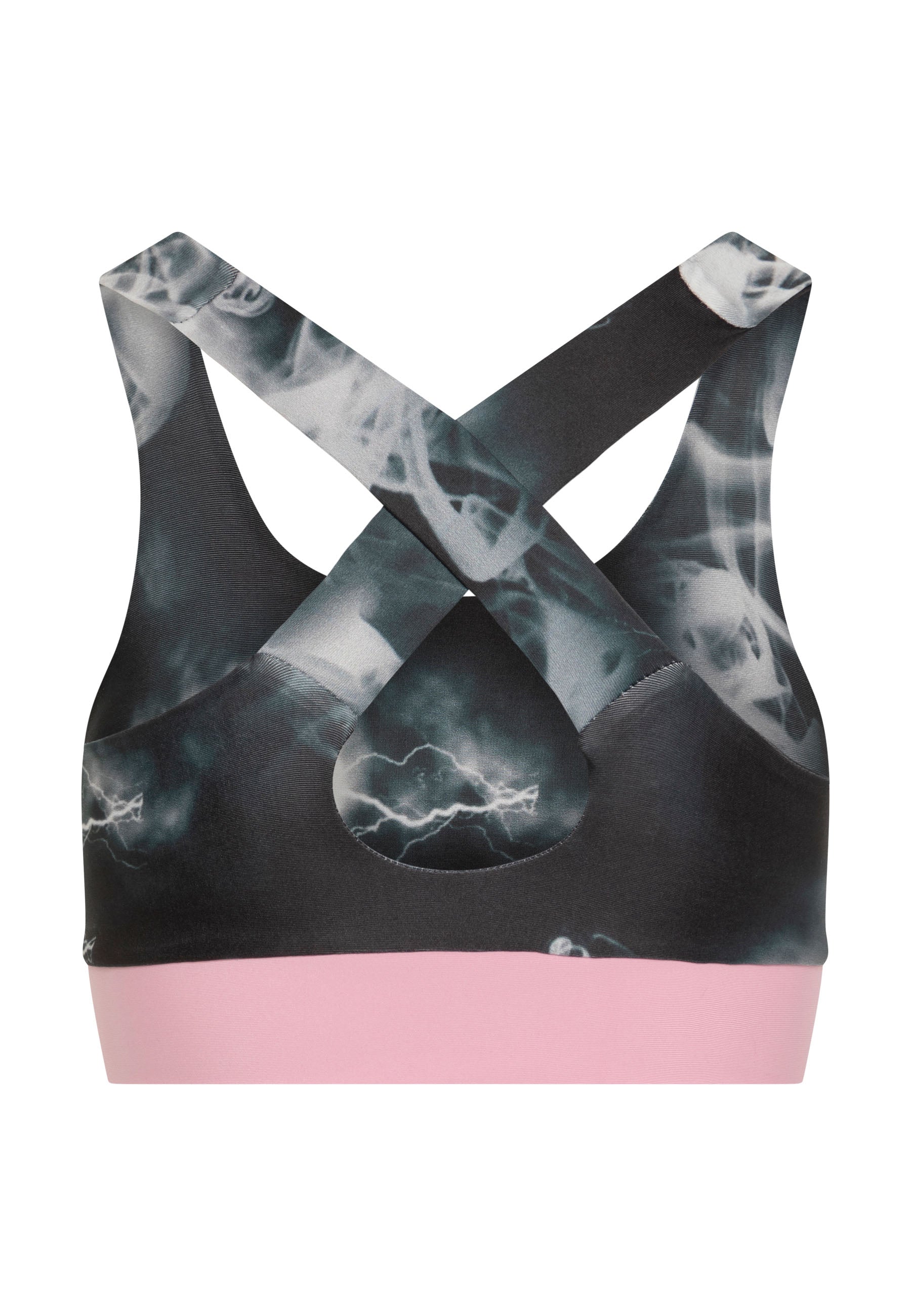 171 Sport Bra in Pink & Grau Dancing Queens