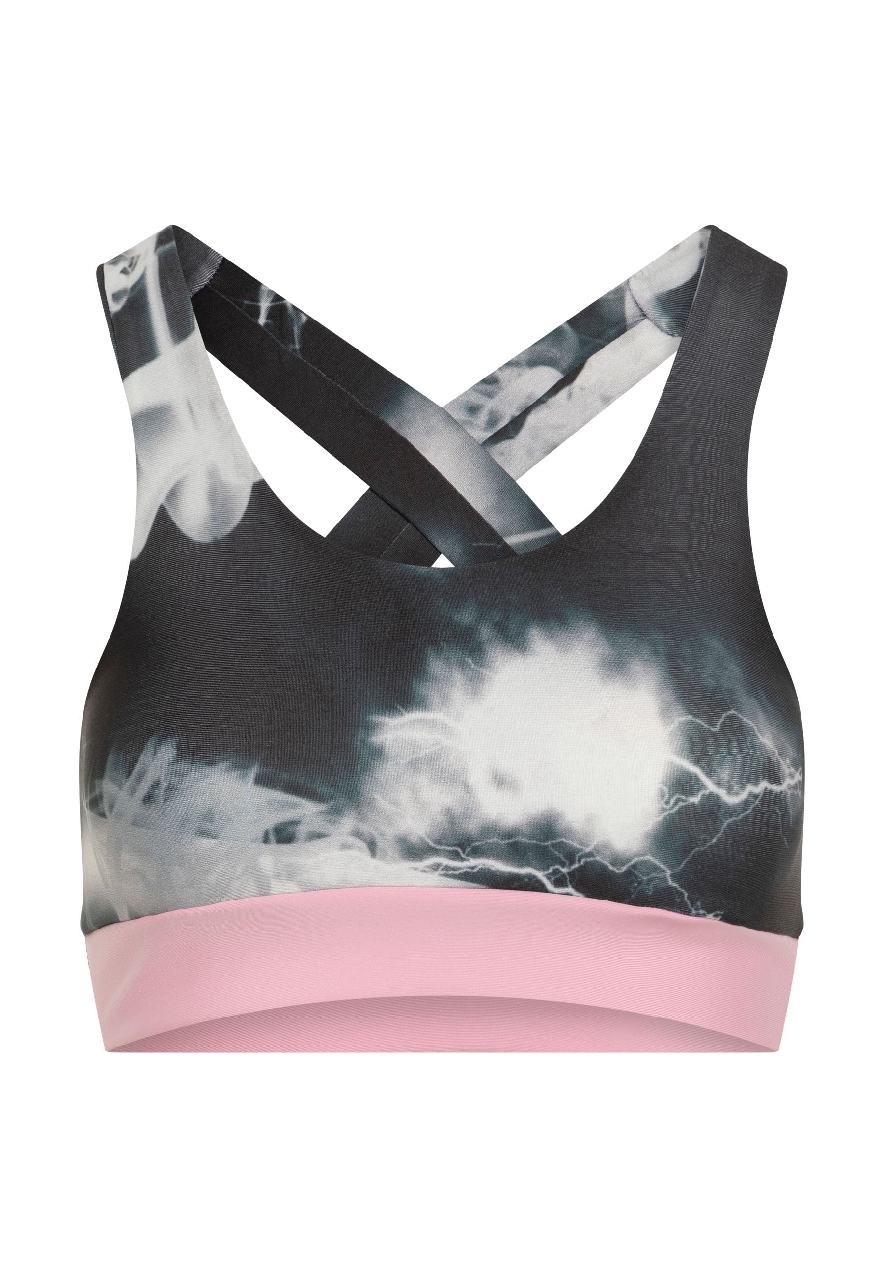 171 Sport Bra in Pink & Grau Dancing Queens