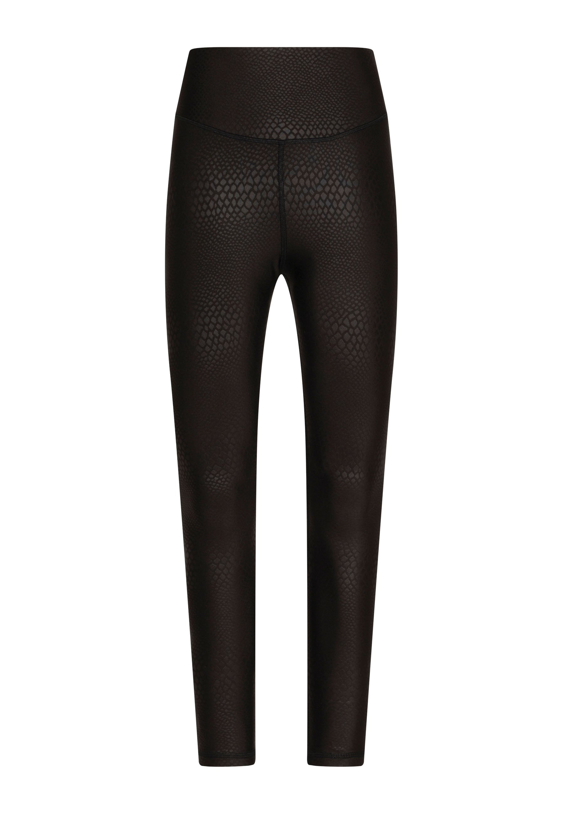 937 Leather-Look Leggings in Schwarz Snake Dancing Queens